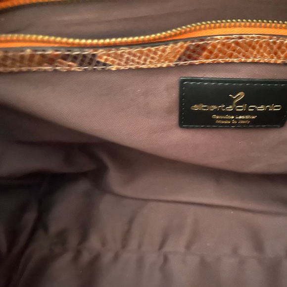 Alberta Di Canio LEATHER TOTE - Made in Italy - Picture 13 of 16